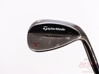 TaylorMade Milled Grind Black Wedge Sand SW 56° 13 Deg Bounce True Temper Dynamic Gold Steel Wedge Flex Right Handed 35.25in
