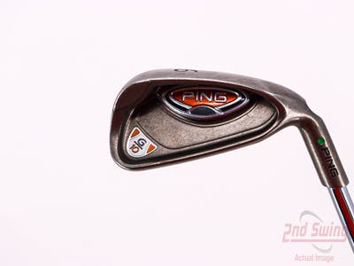 Ping G10 Single Iron 6 Iron Ping AWT Steel Stiff Right Handed Green Dot 37.75in