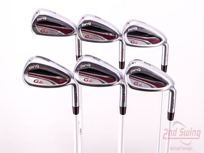 Ping G LE 2 Iron Set 7-PW AW SW ULT 240 Lite Graphite Ladies Right Handed Black Dot 36.75in
