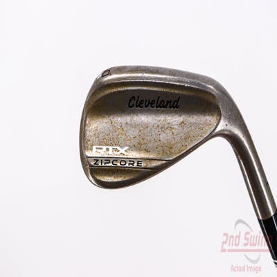 Cleveland RTX ZipCore Raw Wedge Gap GW 50° 10 Deg Bounce Dynamic Gold Spinner TI Steel Wedge Flex Right Handed 35.75in