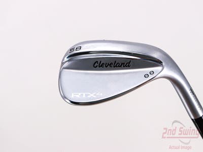 Mint Cleveland RTX 4 Tour Satin Wedge Lob LW 58° 9 Deg Bounce Dynamic Gold Tour Issue S400 Steel Stiff Right Handed 35.25in