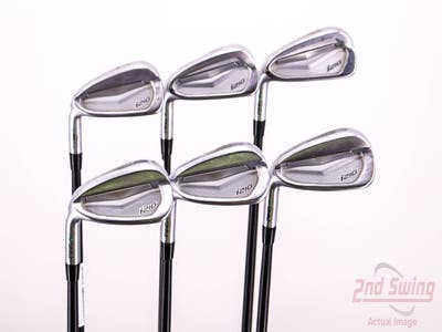 Ping i210 Iron Set 5-PW Ping ALTA CB AWT Graphite Stiff Left Handed Green Dot 38.5in