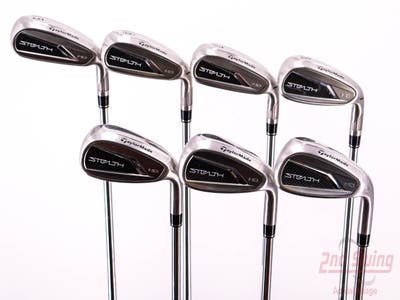 TaylorMade Stealth HD Iron Set 5-PW AW FST KBS MAX 85 MT Steel Stiff Right Handed 38.5in