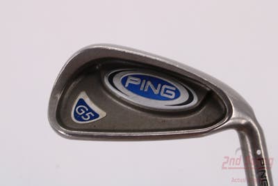 Ping G5 Single Iron 6 Iron Ping TFC 100I Steel Regular Right Handed White Dot 38.25in