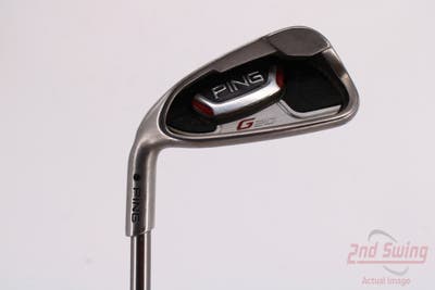 Ping G20 Single Iron 7 Iron Ping TFC 169I Graphite Stiff Left Handed Black Dot 36.75in
