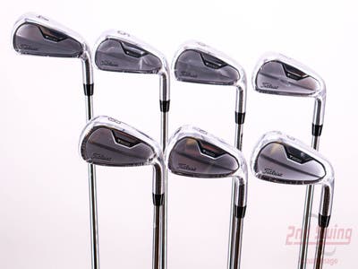 Mint Titleist 2021 T200 Iron Set 4-PW Project X LZ 6.0 Steel Stiff Right Handed +2 Degrees Upright 38.0in