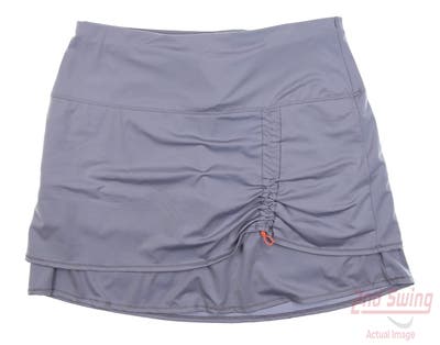 New Womens Lucky In Love Golf Skort X-Large XL Gray MSRP $96