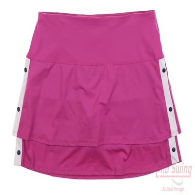 New Womens Lucky In Love Golf Skort X-Large XL Pink MSRP $96