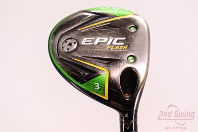 Callaway EPIC Flash Fairway Wood 3 Wood 3W 15° Project X Even Flow Blue 75 Graphite Regular Right Handed 43.25in