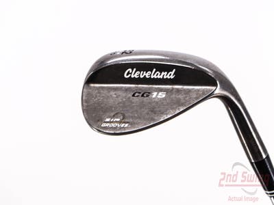 Cleveland CG15 Black Pearl Wedge Gap GW 52° 10 Deg Bounce Cleveland Traction Wedge Steel Wedge Flex Right Handed 36.0in