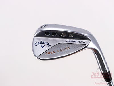 Callaway Jaws Raw Chrome Wedge Sand SW 56° 12 Deg Bounce W Grind Dynamic Gold Tour Issue S400 Steel Stiff Right Handed 35.5in
