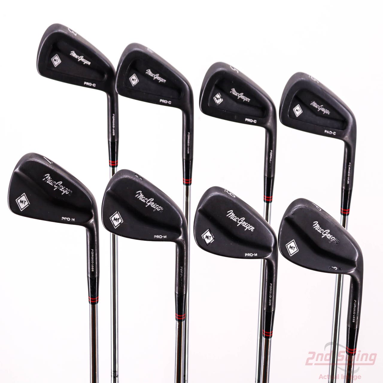 MacGregor MT Pro M Black Gunmetal Iron Set (D92333973840) 2nd Swing Golf