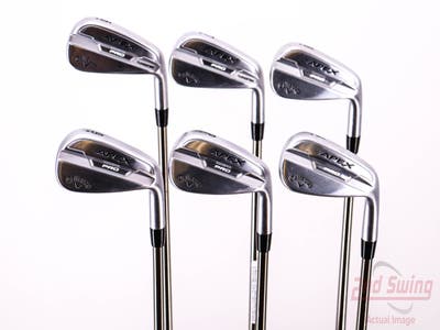 Callaway Apex Pro 21 Iron Set 6-PW GW UST Mamiya Recoil ESX 460 F3 Graphite Regular Right Handed 37.5in