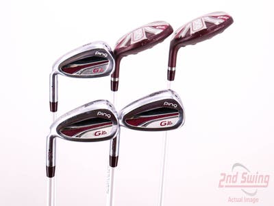 Ping G LE 2 Iron Set 6H 7H-PW ULT 240 Lite Graphite Ladies Left Handed Black Dot 36.5in