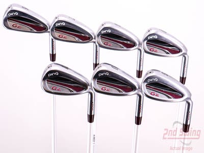 Ping G LE 2 Iron Set 6-PW GW SW ULT 240 Ultra Lite Graphite Ladies Right Handed Black Dot 37.0in