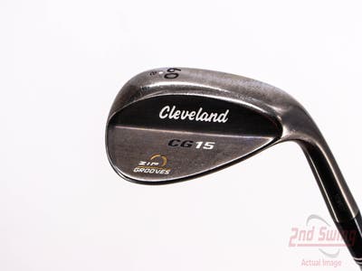 Cleveland CG15 Black Pearl Wedge Lob LW 60° 8 Deg Bounce Cleveland Traction Wedge Steel Wedge Flex Right Handed 35.5in