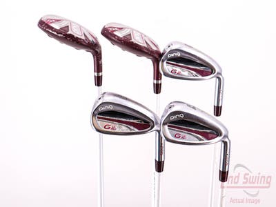 Ping G LE 2 Iron Set 6H 7H 8-PW ULT 240 Lite Graphite Ladies Right Handed Black Dot 36.0in