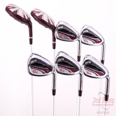 Ping G LE 2 Iron Set 6H 7H 
8-PW UW SW ULT 240 Lite Graphite Ladies Right Handed Black Dot 36.0in