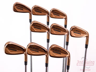 Cobra KING Forged Tec Copper Iron Set 3-PW AW FST KBS Tour $-Taper Steel Stiff Right Handed 39.0in