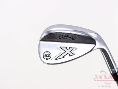 Callaway X Forged Chrome Wedge Gap GW 52° 12 Deg Bounce Project X 5.5 Steel Regular Right Handed 35.0in