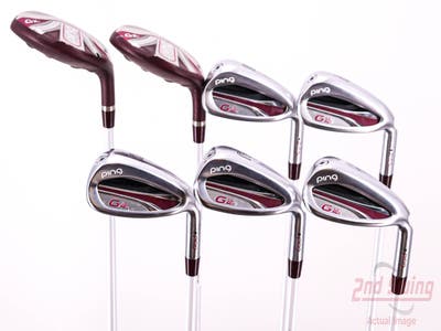 Ping G LE 2 Iron Set 6H 7H 8-PW UW SW ULT 240 Lite Graphite Ladies Right Handed Black Dot 36.0in
