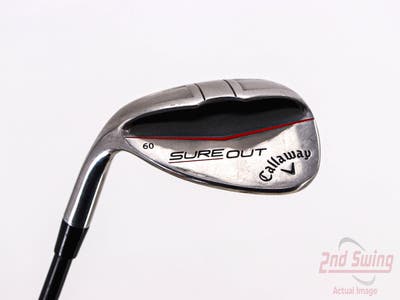 Callaway Sure Out Wedge Lob LW 60° UST Mamiya 65 SURE OUT Graphite Wedge Flex Left Handed 34.75in