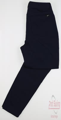New Womens Nike Golf Pants 0 Navy Blue MSRP $95