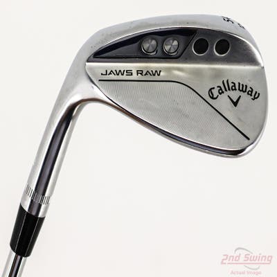 Mint Callaway Jaws Raw Chrome Wedge Sand SW 54° 12 Deg Bounce W Grind True Temper Dynamic Gold Spinner Tour Issue 115 Steel Wedge Flex Left Handed 35.25in