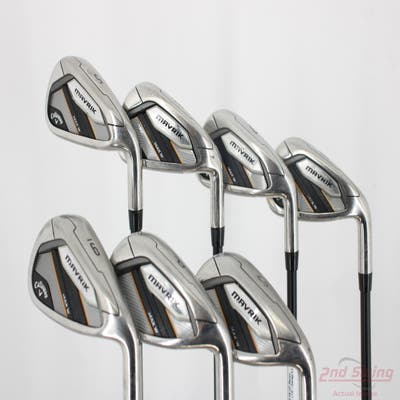 Callaway Mavrik Max Womens Iron Set 5-PW SW UST Mamiya Helium Black 5 Graphite Ladies Right Handed +1/4"