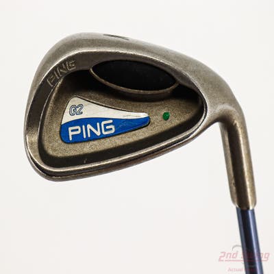 Ping G2 Single Iron Pitching Wedge PW Stock Graphite Shaft Graphite Ladies Right Handed Green Dot 35.0in