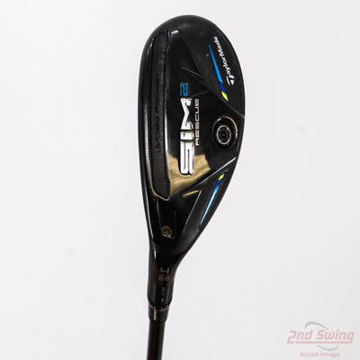 TaylorMade SIM2 Rescue Hybrid 4 Hybrid 22° MCA Tensei AV Blue Raw 80 Graphite Stiff Left Handed 40.0in