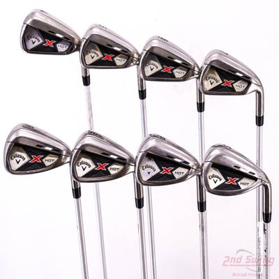 Callaway 2013 X Hot Iron Set 4-PW SW Callaway X Hot Graphite Graphite Senior Right Handed +1/2"