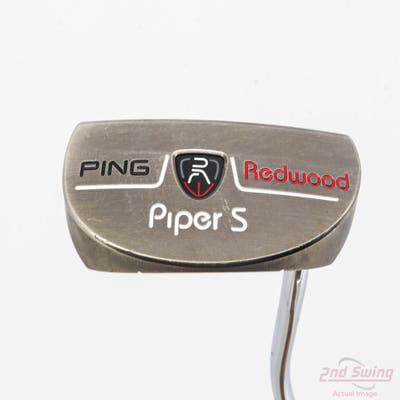 Ping Redwood Piper Black Satin Putter Steel Right Handed Black Dot 34.0in