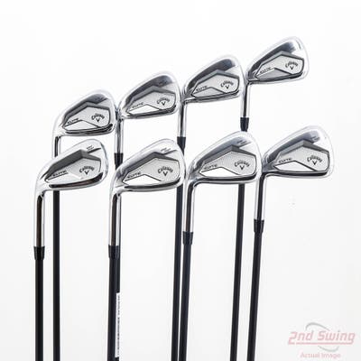 Callaway Elyte Max Fast Iron Set 5-PW AW SW Mitsubishi Vanquish 4 Graphite Senior Left Handed STD