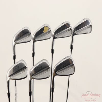 Titleist 2023 T100 Iron Set 4-PW True Temper Dynamic Gold 120 Steel Stiff Left Handed -1/4"