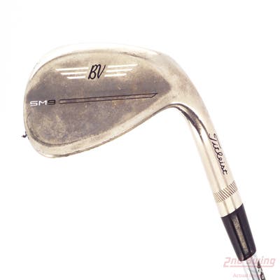 Titleist Vokey SM9 Brushed Steel Wedge Sand SW 54° 12 Deg Bounce D Grind True Temper AMT White S300 Steel Stiff Right Handed 35.25in