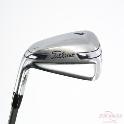Titleist U 510 Utility Utility Iron 4 Utility Project X HZRDUS Smoke Black 80 Graphite Stiff Left Handed 39.25in