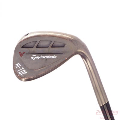 TaylorMade HI-TOE RAW Wedge Lob LW 58° 7 Deg Bounce FST KBS Hi-Rev 2.0 115 Steel Wedge Flex Right Handed 34.75in