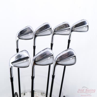 Titleist 2023 T150 Iron Set 5-PW GW VA Composites SYNYSTR 110 Graphite Stiff Left Handed +1/4"