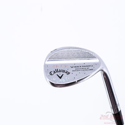Callaway Mack Daddy 2 Chrome Wedge Lob LW 58° 8 Deg Bounce C Grind Stock Steel Shaft Steel Wedge Flex Right Handed 30.0in