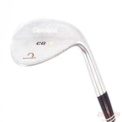 Cleveland CG15 Satin Chrome Wedge Sand SW 56° 14 Deg Bounce Cleveland Traction Wedge Steel Wedge Flex Right Handed