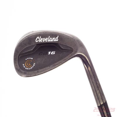 Cleveland CG16 Black Zip Groove Wedge Lob LW 58° 12 Deg Bounce Cleveland Traction Wedge Steel Wedge Flex Right Handed 35.5in