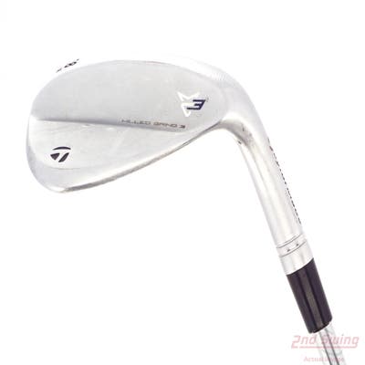TaylorMade Milled Grind 3 Raw Chrome Wedge Lob LW 58° 8 Deg Bounce LB Dynamic Gold Tour Issue S200 Steel Stiff Right Handed 34.5in