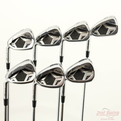 Ping G430 Iron Set 5-PW GW AWT 2.0 Steel Stiff Left Handed Black Dot +1/4"