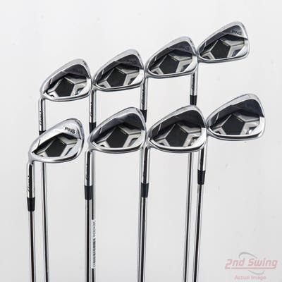 Ping G430 Iron Set 5-PW GW LW AWT 2.0 Steel Stiff Left Handed Black Dot +1/4"