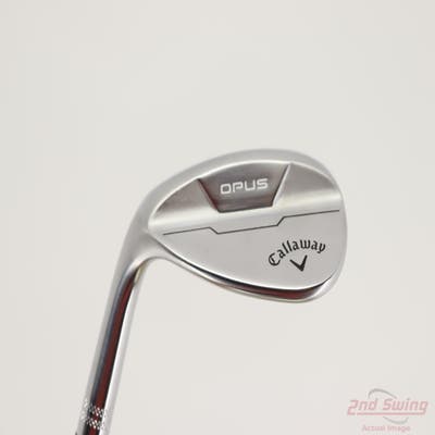 Callaway Opus Brushed Chrome Wedge Lob LW 58° 10 Deg Bounce S Grind Dynamic Gold Mid 115 Wedge Steel Wedge Flex Left Handed 35.0in