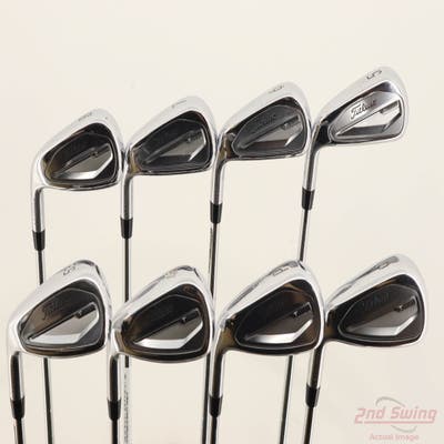 Titleist 2023 T350 Iron Set 5-PW AW GW FST KBS Tour C-Taper Lite Steel Regular Left Handed STD