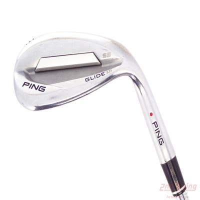 Ping Glide 3.0 Wedge Lob LW 58° 10 Deg Bounce FST KBS Tour-V 125 Steel Wedge Flex Right Handed Red dot 35.25in