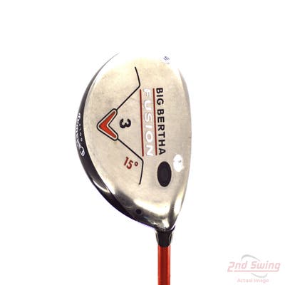 Callaway Big Bertha Fusion Fairway Wood 3 Wood 3W 15° Callaway Aldila NVS Graphite Stiff Right Handed 43.0in