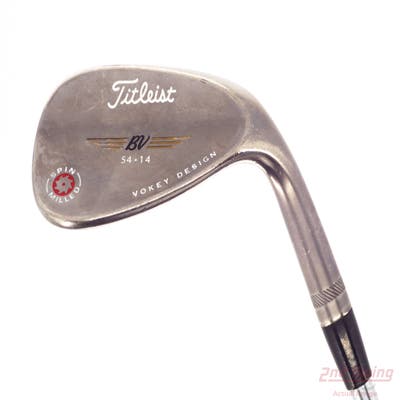 Titleist 2009 Vokey Spin Milled Black Wedge Sand SW 54° 14 Deg Bounce Titleist Vokey BV Steel Wedge Flex Right Handed 35.25in